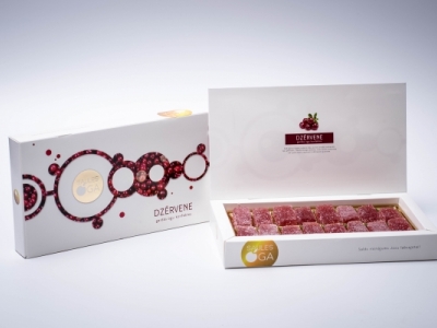 Marmelādes konfektes "DZĒRVENE"
